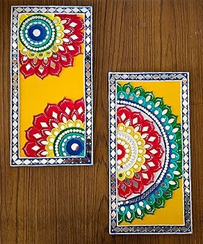 colourful lippan art 1